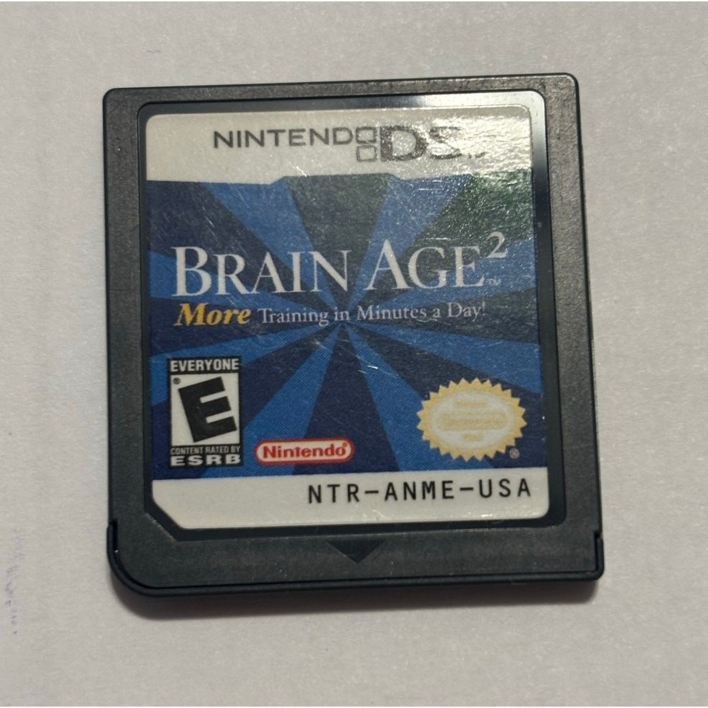 Brain Age 2 DS Game Cartridge - Tested/Works